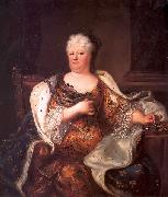 Hyacinthe Rigaud, Portrait of Elisabeth Charlotte of the Palatinate (1652-1722), Duchess of Orleans